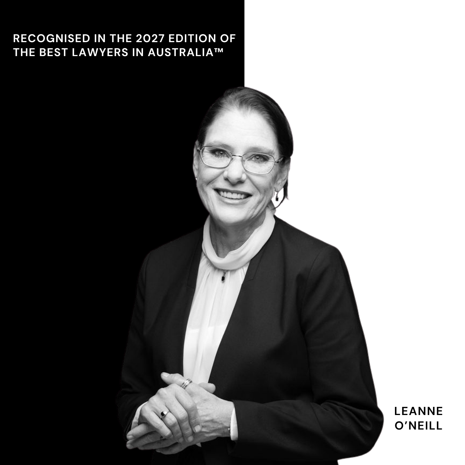 Leanne O'Neill recognised in the 2027 edition of The Best Lawyers in Australia™